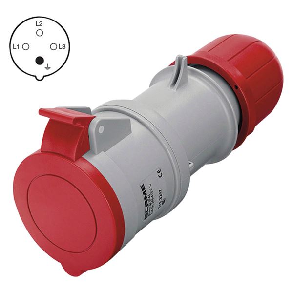 Spojka 5P 16A/400V, IP44 optima