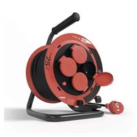 Vonkajší predlžovací kábel na bubne 25 m, 4 zásuvky, 230 V