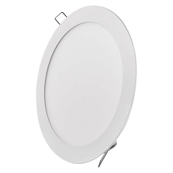 Led panel EMOS 220 mm, kruhový vstavaný biely, 18W