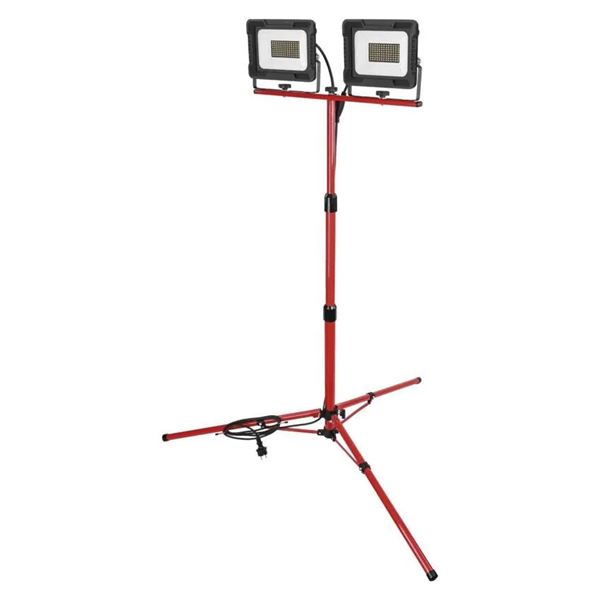 LED reflektor EMOS Elion 2 × 50W + stojan - trojnožka, neutrálna biela