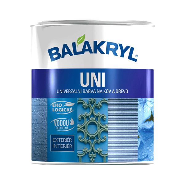 Farba Balakryl Uni mat 0150, tmavo sivá - 0,7 kg