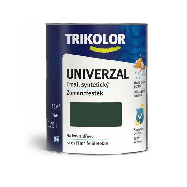 Email syntetický Trikolor Univerzal 6005 machová zelená 0,75 l