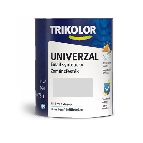 Email syntetický Trikolor Univerzal 7035 svetlosivá 0,75 l