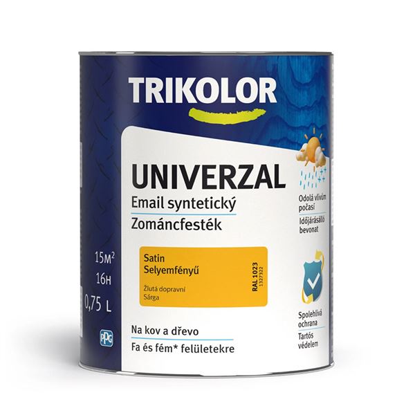 Email Trikolor Uni 9001 krémová 0,75 l