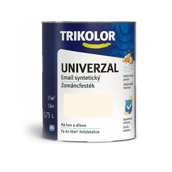 Email syntetický Trikolor Univerzal 9001 krémová 0,75 l