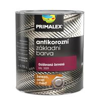 Farba Primalex záklladná antikorózna, oxidovaná červená RAL3009, 0,75l