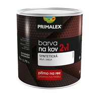 Farba na kov Primalex 2v1, RAL 8017 čokoládovo hnedá 0,75l