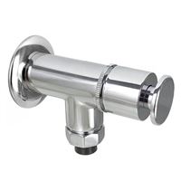 Ventil Intercom tlačný nad omietkový, splachovací pre WC