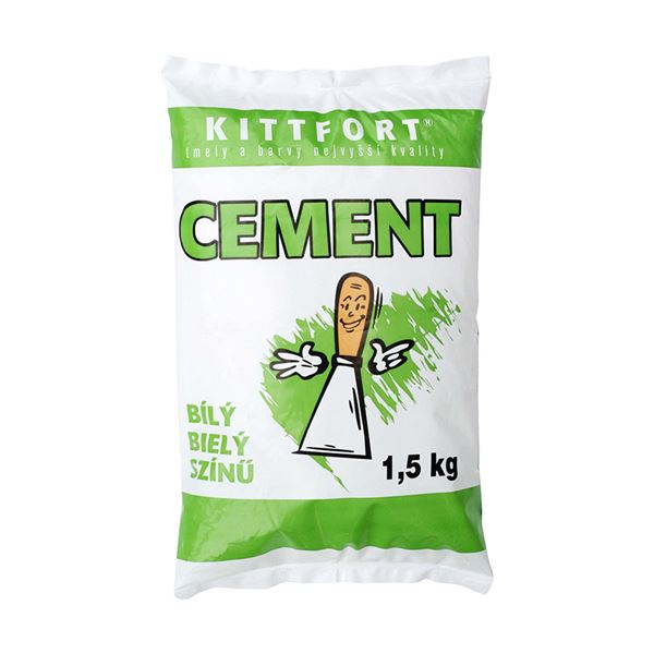 Cement biely Kittfort 1,5kg