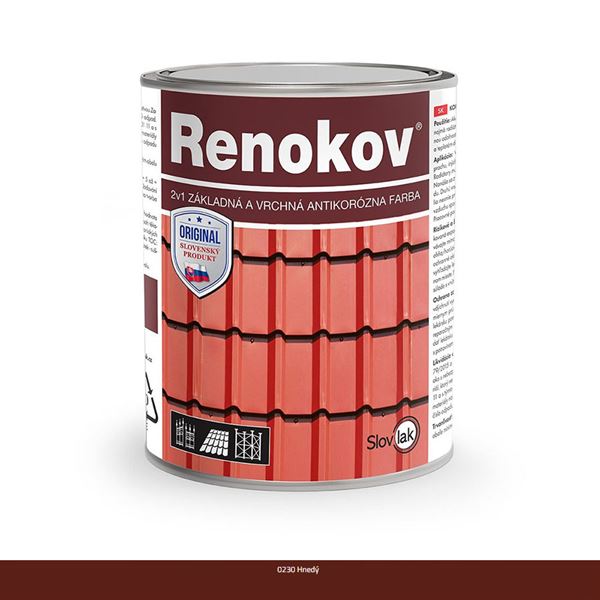 Antikorózna farba Renokov 0230 hnedá 10kg