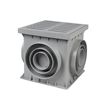Plastový dvorný vpusť plast 250 x 250 mm sivý