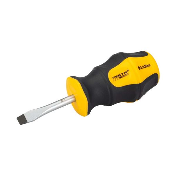 Skrutkovač plochý S2 5,5x38 mm krátky FESTA INDUSTRY