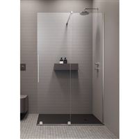 Zástena sprchová Radaway WALK IN Furo 140, pravá posuvná, chróm