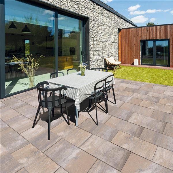 Semmelrock Senso Grande 60 x 40 x 8 cm, sivo-hnedo-grafit