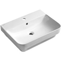 Umývadlo SAPHO SOFT AQUA 57 × 44 × 15,5, zápustné do dosky