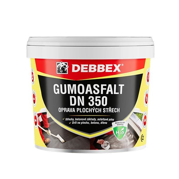 Gumoasfalt DenBit DN 350 DEBBEX, na vodnej báze, 5 kg