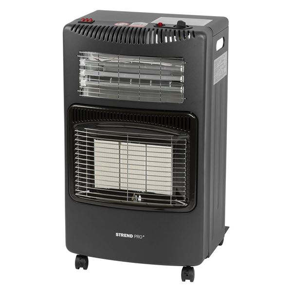 Ohrievač DA-201QAF 4,2kW + 1,2kW, + plynová hadica a regulátor plynu, 2v1, plynový, s ventilátorom, skladací