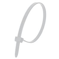 Sťahovacie pásky Dedra 4,8 × 370 mm, balenie 25 ks, Biele