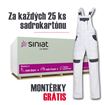 Sadrokartónová doska Siniat NIDA Voda  (RBi / Typ H2) 12,5 × 1200 × 2000 mm