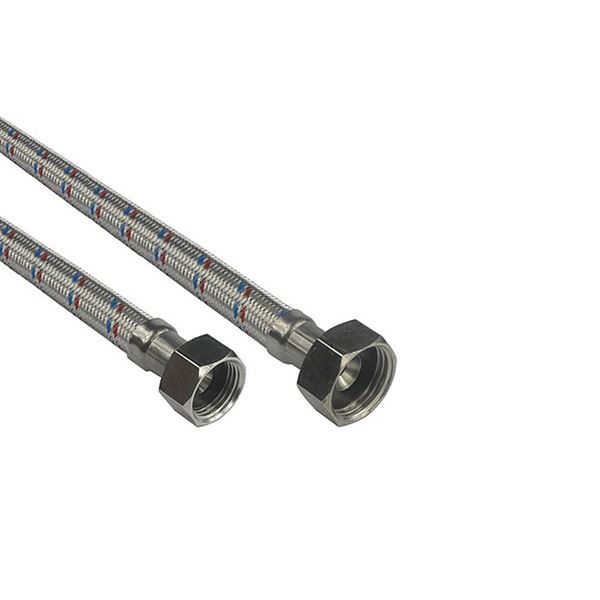 Nerezová flexi hadica F3/8" × F1/2", 60 cm