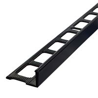 Lišta Aries Al 10 mm L/2.5 m, komaxit čierny