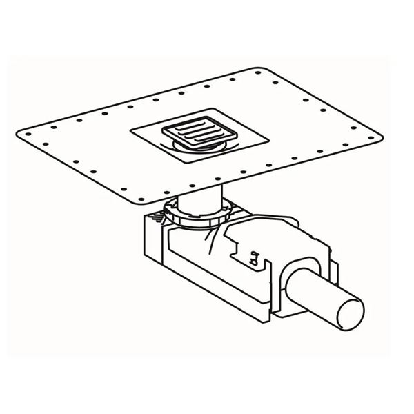 Odtok sprchový podlahový Geberit 70-90 mm