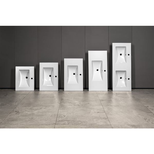 Dvojumývadlo Sapho SLIM 121 × 46 cm, keramické