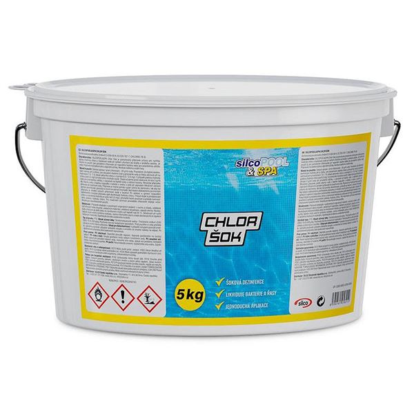 Bazénová chémia Chlor šok SILCO, 5 kg