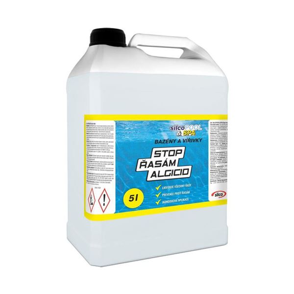 Bazénová chémia, Stop riasám-Algicid SILCO, 5 L
