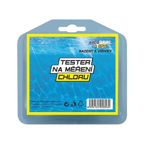 Bazénová chémia, Tester na pH + chlór, SILCO