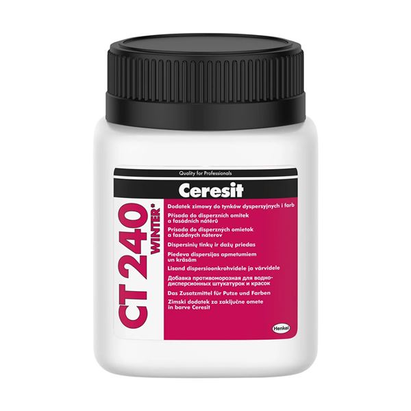 CERESIT CT 240 zimna prísada do omietok, zaklad náterov  100 ml/25kg/20 ks bal