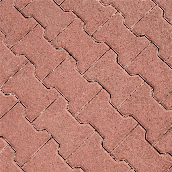 Stadreko Behaton 8 cm, červená, paleta 8,7 m²