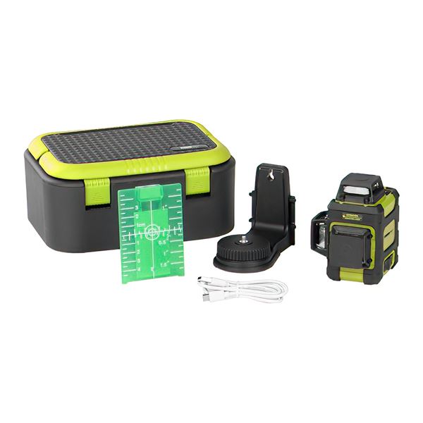 Laser Industrial MN03CG, 3×3D, zelený, handy ergonomic