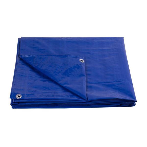 Zakrývacia plachta Tarpaulin Standard 3 x 4m, 80 g/m², modrá