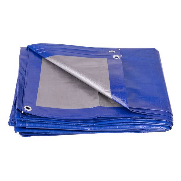 Prekrývacia plachta Tarpaulin Profi modrá s okami, 2 x 3m, 140g/m²