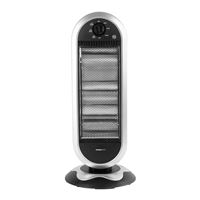 Ohrievač halogénový ZYY-H10, 400/800/1200W, 230V