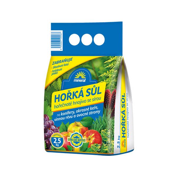 Hnojivo Soľ horká, horečnté hnojivo so sírou, 3 kg