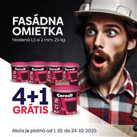 Ceresit CT76 1,5 mm omietka hladená siliko-elastomerová 25kg