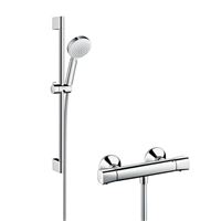 Batéria Hansgrohe ECOSTAT univerzal sprchová termostatická +Crometta 100 so sprchovacím setom