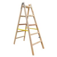 Rebrík Alve skladací drevený PREMIUM 1,53 m, 2 × 5 maliarsky (Štafle)