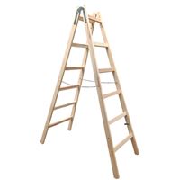 Rebrík Alve skladací drevený PREMIUM 1,96 m, 2 × 6 maliarsky (Štafle)