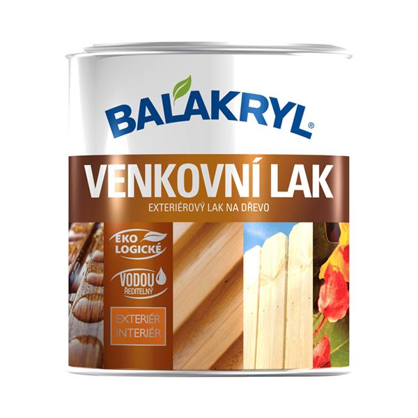 Lak Balakryl vonkajší na drevo lesk 0,7kg