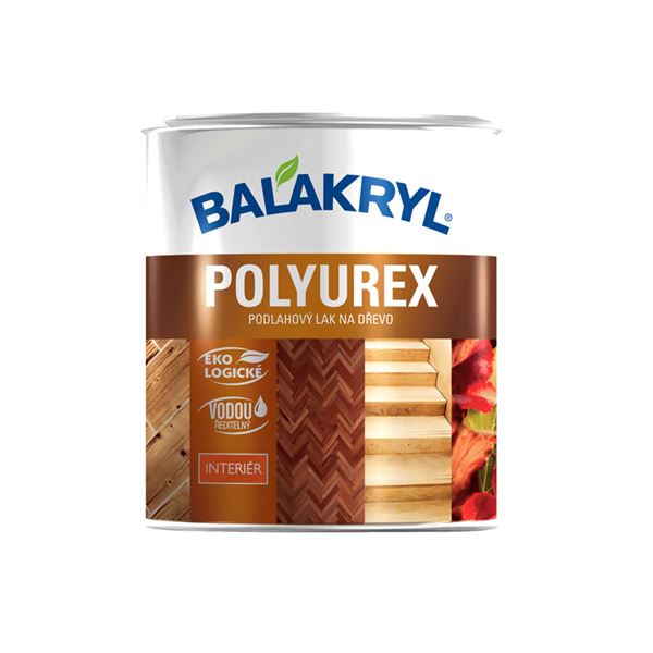 Podlahový lak Poyurex Balakryl polomat. 0,6kg 