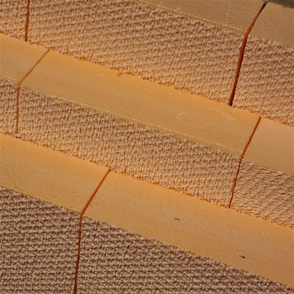 Extrudovaný XPS polystyrén drsný  600 × 1250 × 120 mm, balenie 2,25 m², paleta 27 m²