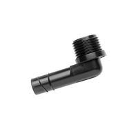Pripájacie koleno Hunter HSBE-050, 16mm x 1/2" - čierne