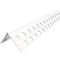 Rohový profil  PVC  2,5 m  LPS 25x25 bez sieťky s nosom