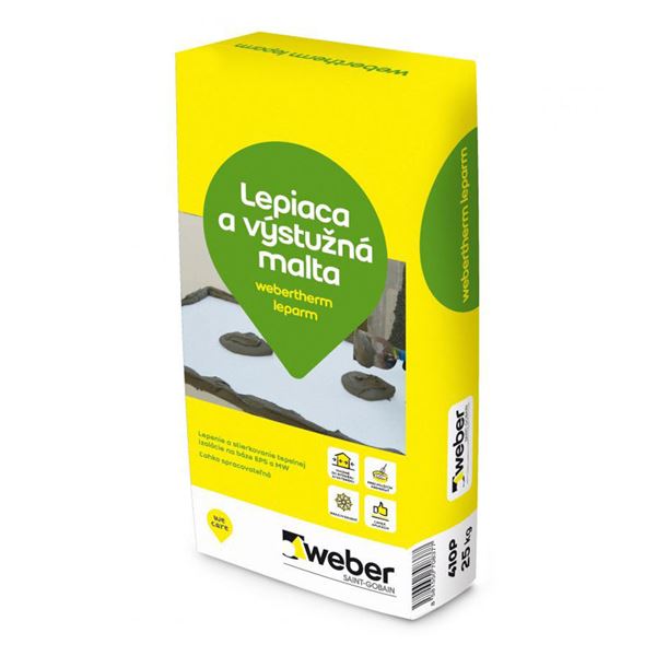 Terranova lepiaca a výstužná malta Webertherm LEPARM 25 kg