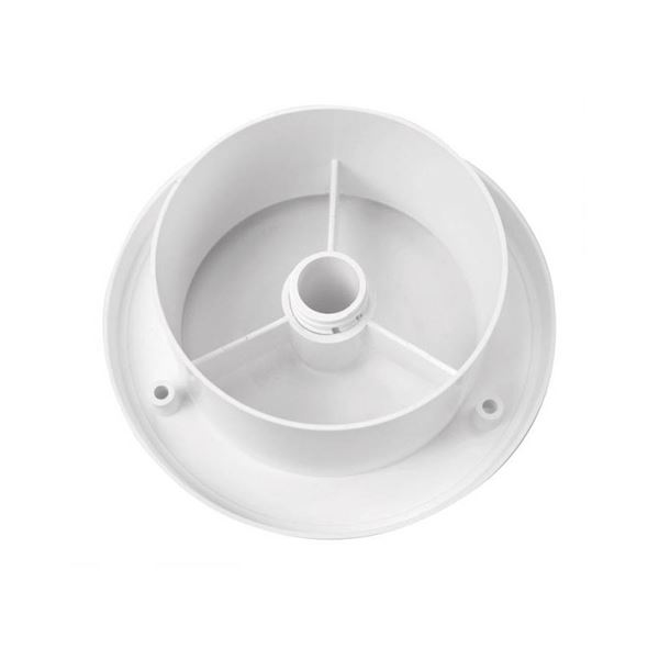 Tanierový ventil Haco s reguláciou, priemer 100 mm, biela