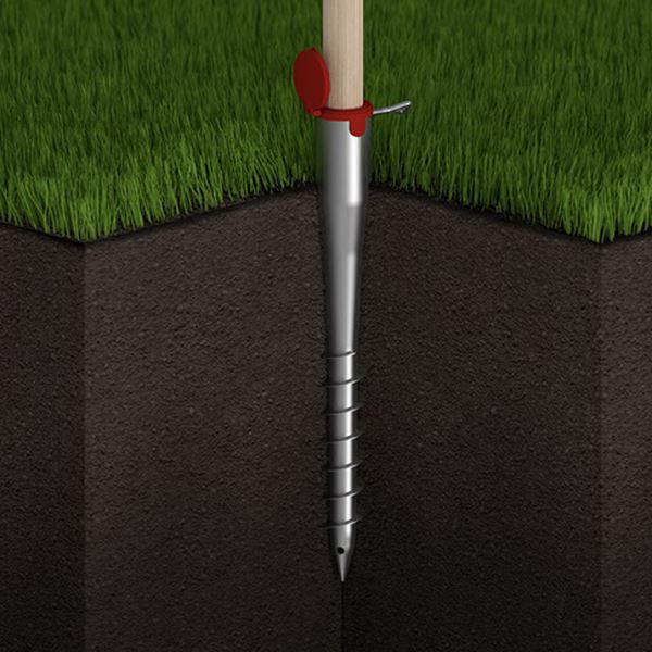 Zemná skrutka PWO 60 × 550 × 1,7 mm