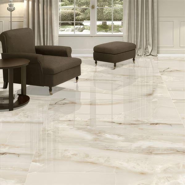 Dlažba NewWay 60 × 120 ALABASTRI Beige poler, balenie 1,44 m²